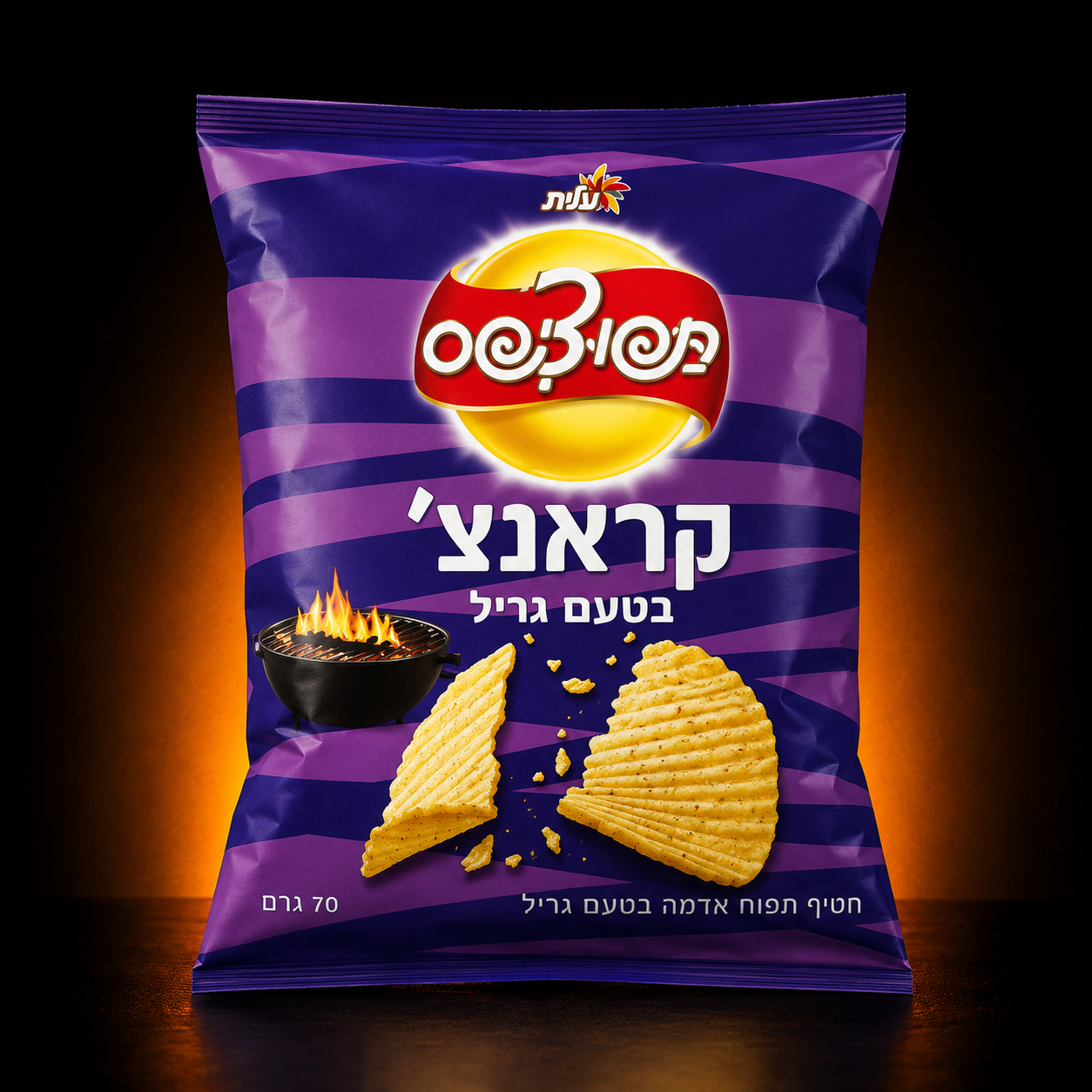 تابوتشيبس كرانش جريل 60 جم